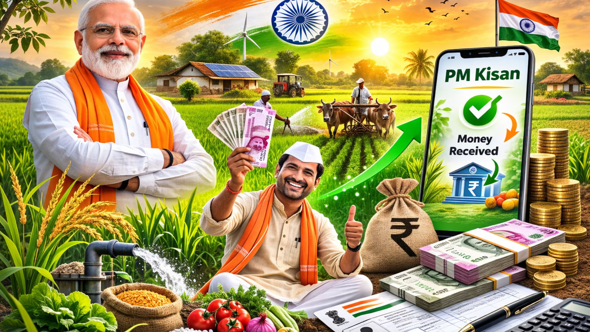 PM Kisan Samman Nidhi 22वा हप्ता तारीख, e-KYC प्रक्रिया पूर्ण करण्याची माहिती आणि लाभार्थी स्टेटस तपासण्याची पद्धत