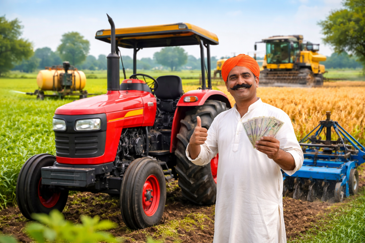 RKVY अंतर्गत ट्रॅक्टर व यंत्रसामग्री प्रकल्पासाठी शेतकरी ट्रॅक्टर आणि आधुनिक शेती यंत्रसामग्रीसह माहिती